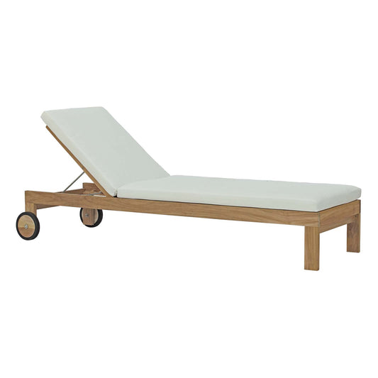 Modway - Upland Outdoor Patio Teak Chaise - EEI-2711