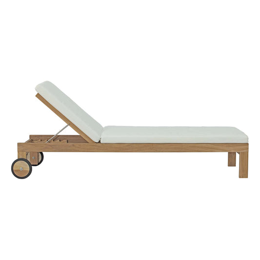Modway - Upland Outdoor Patio Teak Chaise - EEI-2711