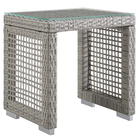 Modway - Aura Outdoor Patio Wicker Rattan Side Table - EEI-2922