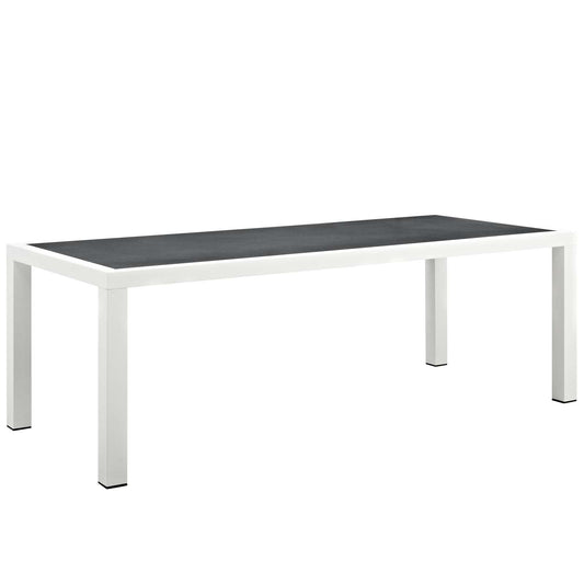 Modway - Stance 90.5" Outdoor Patio Aluminum Dining Table - EEI-3052