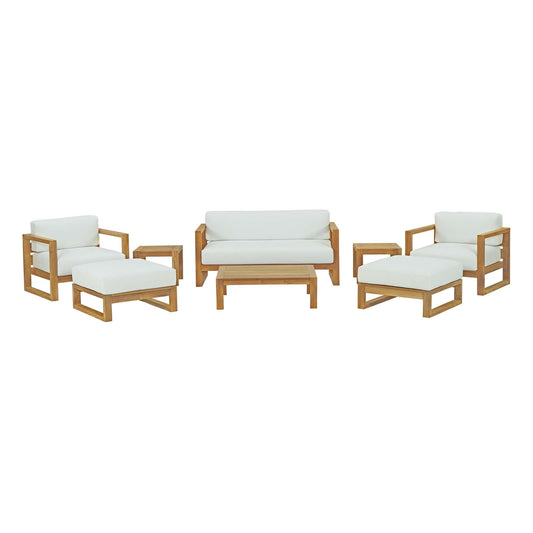 Modway - Upland 8 Piece Outdoor Patio Teak Set - EEI-3117