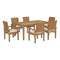 Modway - Marina 7 Piece Outdoor Patio Teak Dining Set - EEI-3295