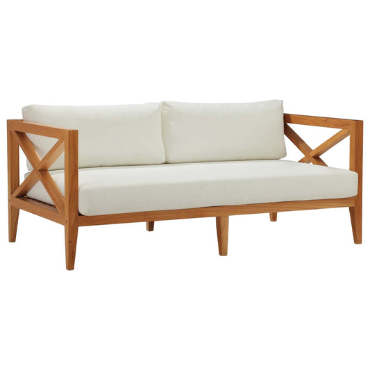 Modway - Northlake Outdoor Patio Premium Grade A Teak Wood Sofa - EEI-3427