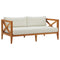 Modway - Northlake Outdoor Patio Premium Grade A Teak Wood Sofa - EEI-3427