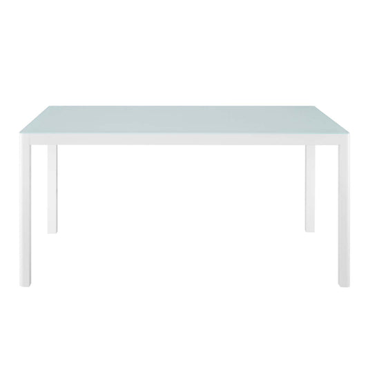 Modway - Raleigh 59" Outdoor Patio Aluminum Dining Table - EEI-3576