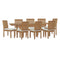 Modway - Marina 9 Piece Outdoor Patio Teak Dining Set - EEI-4033