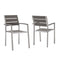 Modway - Shore Outdoor Patio Aluminum Dining Armchair Set of 2 - EEI-4042