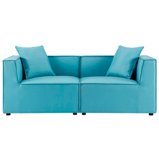 Modway - Saybrook Outdoor Patio Upholstered 2-Piece Sectional Sofa Loveseat - EEI-4377