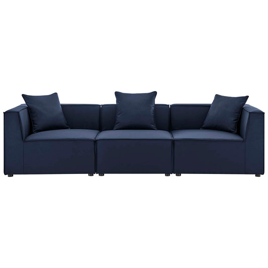 Modway - Saybrook Outdoor Patio Upholstered 3-Piece Sectional Sofa - EEI-4379