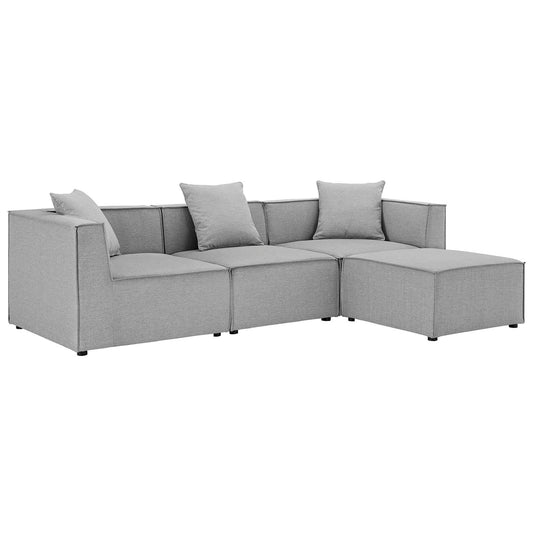Modway - Saybrook Outdoor Patio Upholstered 4-Piece Sectional Sofa - EEI-4380