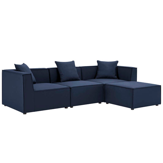 Modway - Saybrook Outdoor Patio Upholstered 4-Piece Sectional Sofa - EEI-4380