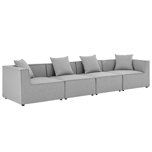Modway - Saybrook Outdoor Patio Upholstered 4-Piece Sectional Sofa - EEI-4381