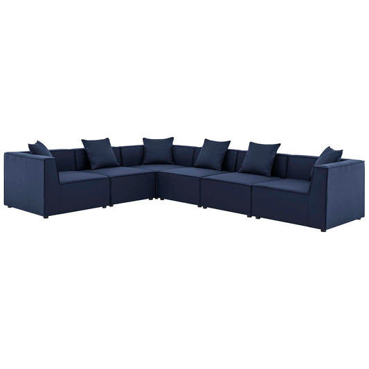 Modway - Saybrook Outdoor Patio Upholstered 6-Piece Sectional Sofa - EEI-4385
