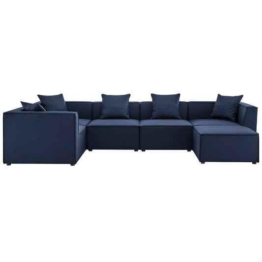 Modway - Saybrook Outdoor Patio Upholstered 6-Piece Sectional Sofa - EEI-4386