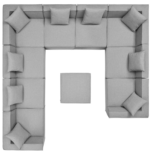 Modway - Saybrook Outdoor Patio Upholstered 10-Piece Sectional Sofa - EEI-4389