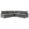 Modway - Commix 5-Piece Outdoor Patio Sectional Sofa - EEI-5587