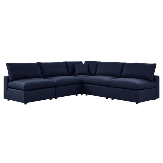 Modway - Commix 5-Piece Outdoor Patio Sectional Sofa - EEI-5587