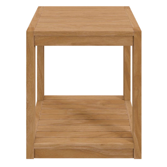 Modway - Carlsbad Teak Wood Outdoor Patio Side Table - EEI-5607