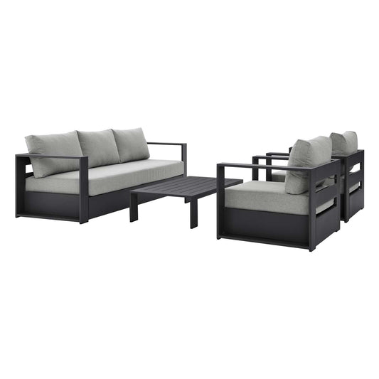 Modway - Tahoe Outdoor Patio Powder-Coated Aluminum 4-Piece Set - EEI-5749
