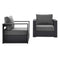 Modway - Tahoe Outdoor Patio Powder-Coated Aluminum 2-Piece Armchair Set - EEI-5751