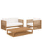 Modway - Carlsbad 3-Piece Teak Wood Outdoor Patio Outdoor Patio Set - EEI-5837