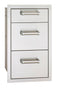 Fire Magic - Premium Flush 14-Inch Triple Access Drawer With Soft Close - 53803SC
