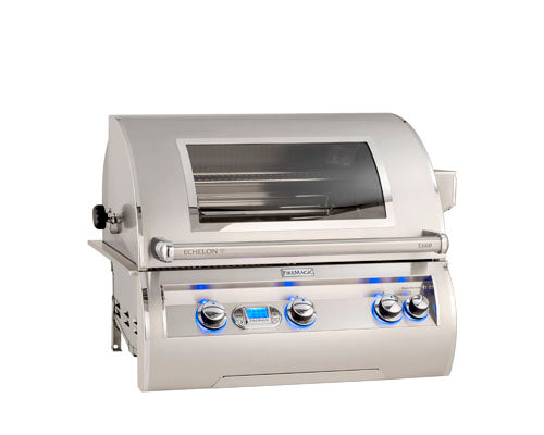 Fire Magic - 30-Inch Built-In Grill W/ One Infrared Burner, Rotisserie, Natural Gas, Propane | E660I-8L1X-W