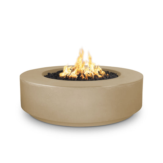 The Outdoor Plus - Florence 42 Inch Concrete Match Lit Fire Pit - OPT-FL42