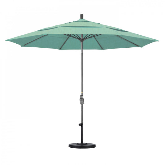 California Umbrella - 11' - Patio Umbrella Umbrella - Aluminum Pole - Spectrum Mist - Sunbrella - GSCUF118010-48020-DWV