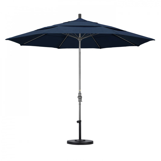 California Umbrella - 11' - Patio Umbrella Umbrella - Aluminum Pole - Spectrum Indigo - Sunbrella - GSCUF118010-48080-DWV