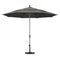 California Umbrella - 11' - Patio Umbrella Umbrella - Aluminum Pole - Charcoal - Sunbrella - GSCUF118010-54048-DWV