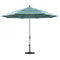 California Umbrella - 11' - Patio Umbrella Umbrella - Aluminum Pole - Seville Seaside - Sunbrella - GSCUF118010-5608-DWV