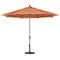 California Umbrella - 11' - Patio Umbrella Umbrella - Aluminum Pole - Astoria Sunset - Sunbrella - GSCUF118010-56095-DWV