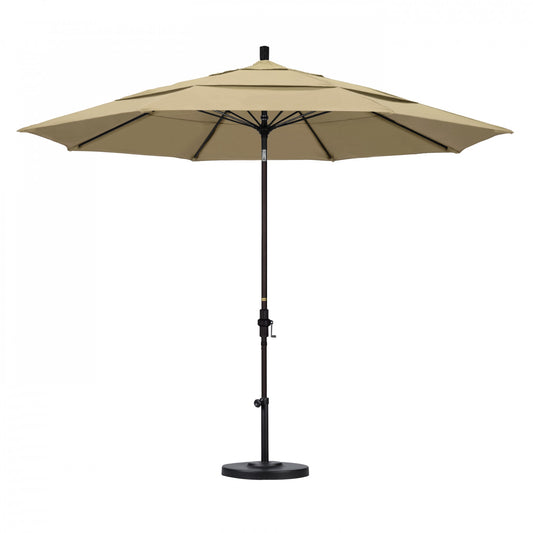 California Umbrella - 11' - Patio Umbrella Umbrella - Aluminum Pole - Beige - Sunbrella - GSCUF118117-5422-DWV