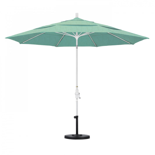 California Umbrella - 11' - Patio Umbrella Umbrella - Aluminum Pole - Spectrum Mist - Sunbrella - GSCUF118170-48020-DWV