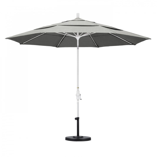 California Umbrella - 11' - Patio Umbrella Umbrella - Aluminum Pole - Granite - Sunbrella - GSCUF118170-5402-DWV