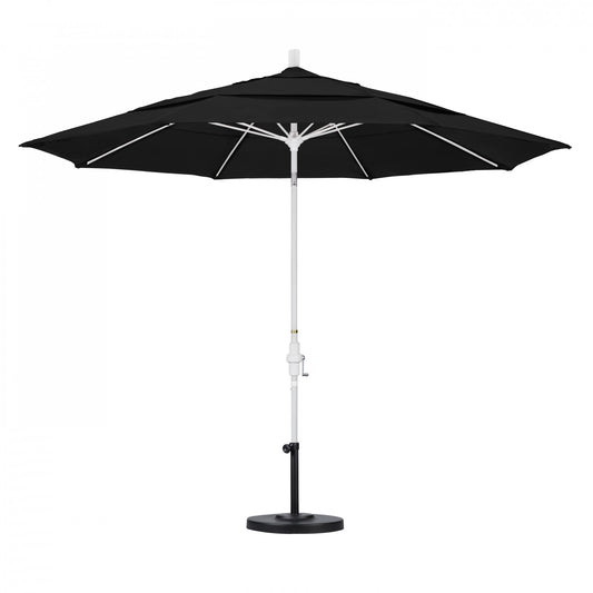 California Umbrella - 11' - Patio Umbrella Umbrella - Aluminum Pole - Black - Sunbrella - GSCUF118170-5408-DWV