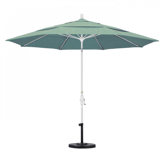California Umbrella - 11' - Patio Umbrella Umbrella - Aluminum Pole - Spa - Sunbrella - GSCUF118170-5413-DWV