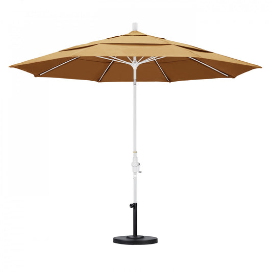 California Umbrella - 11' - Patio Umbrella Umbrella - Aluminum Pole - Wheat - Sunbrella - GSCUF118170-5414-DWV