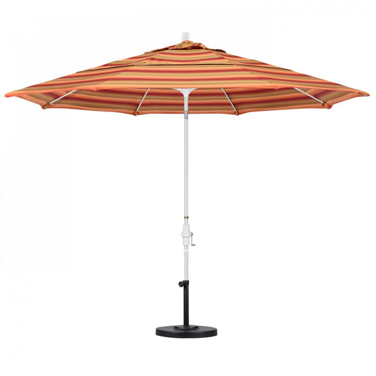 California Umbrella - 11' - Patio Umbrella Umbrella - Aluminum Pole - Astoria Sunset - Sunbrella - GSCUF118170-56095-DWV