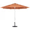 California Umbrella - 11' - Patio Umbrella Umbrella - Aluminum Pole - Astoria Sunset - Sunbrella - GSCUF118170-56095-DWV