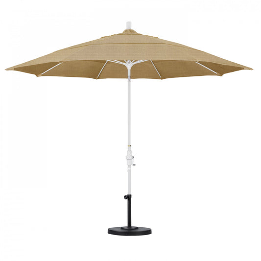 California Umbrella - 11' - Patio Umbrella Umbrella - Aluminum Pole - Linen Sesame - Sunbrella - GSCUF118170-8318-DWV