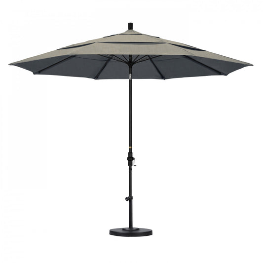 California Umbrella - 11' - Patio Umbrella Umbrella - Aluminum Pole - Spectrum Dove - Sunbrella - GSCUF118705-48032-DWV