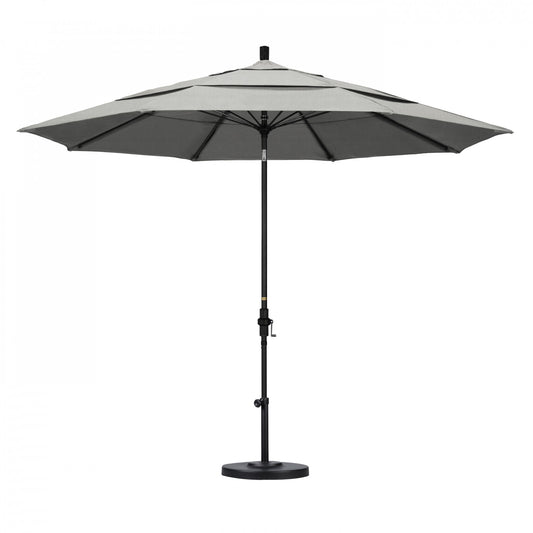 California Umbrella - 11' - Patio Umbrella Umbrella - Aluminum Pole - Granite - Sunbrella - GSCUF118705-5402-DWV