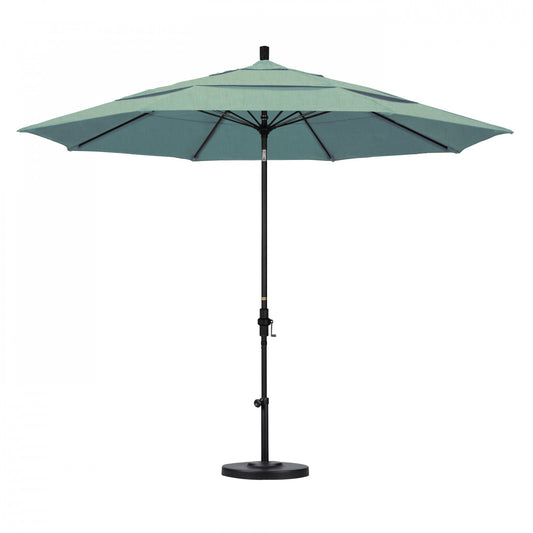 California Umbrella - 11' - Patio Umbrella Umbrella - Aluminum Pole - Spa - Sunbrella - GSCUF118705-5413-DWV