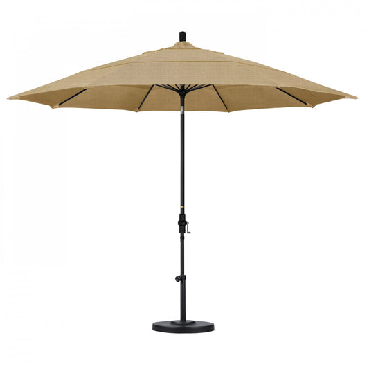 California Umbrella - 11' - Patio Umbrella Umbrella - Aluminum Pole - Linen Sesame - Sunbrella - GSCUF118705-8318-DWV