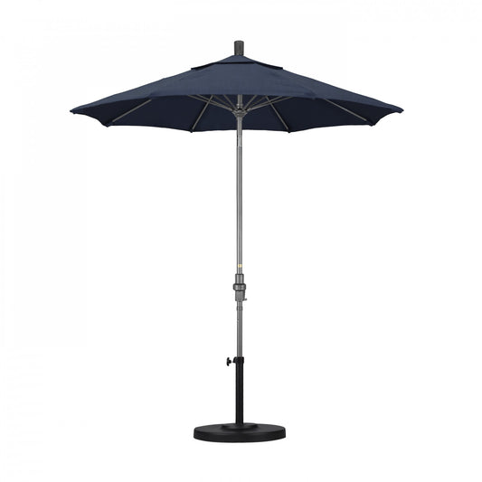 California Umbrella - 7.5' - Patio Umbrella Umbrella - Aluminum Pole - Spectrum Indigo - Sunbrella - GSCUF758010-48080
