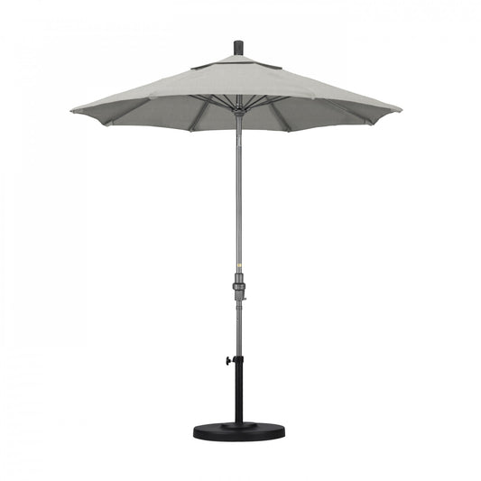 California Umbrella - 7.5' - Patio Umbrella Umbrella - Aluminum Pole - Granite - Sunbrella - GSCUF758010-5402