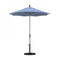 California Umbrella - 7.5' - Patio Umbrella Umbrella - Aluminum Pole - Air Blue - Sunbrella - GSCUF758010-5410
