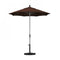 California Umbrella - 7.5' - Patio Umbrella Umbrella - Aluminum Pole - Bay Brown - Sunbrella - GSCUF758010-5432